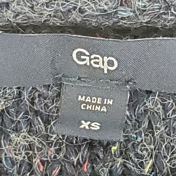 Gap mohair blend striped short sleeve sweater size extra small - Picture 3 of 11